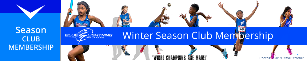 Blue Lightning Track Club - Winter Indoor Track Season